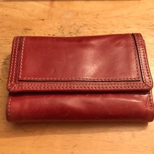 Fossil ladies red wallet.